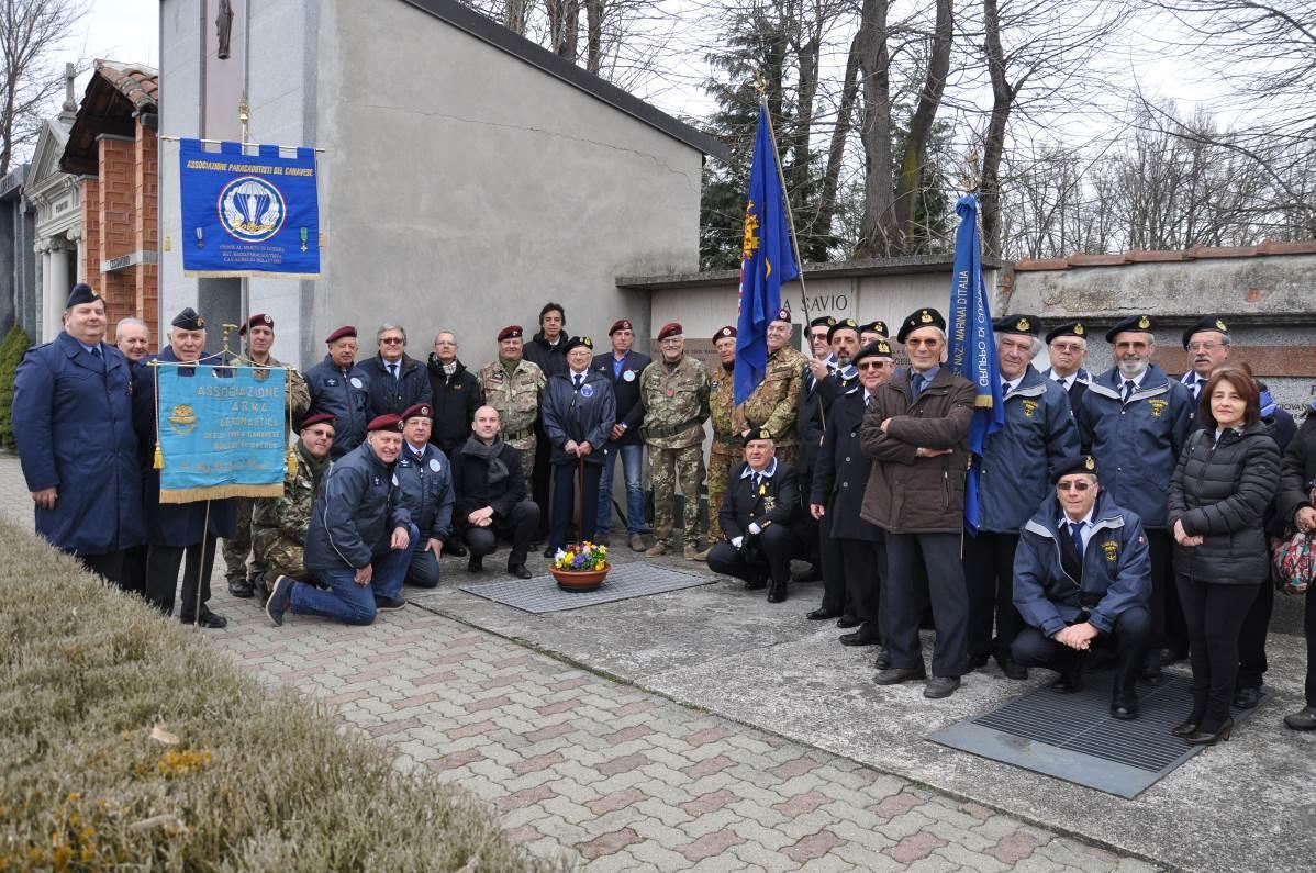 Commemorazione dei Caduti Verna al cimitero di San Giorgio Canavese nel 2016